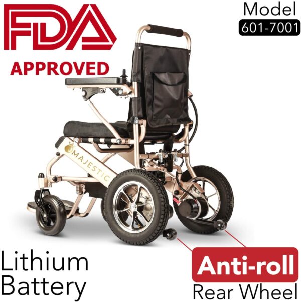 d69c14ee0aaf4b57b4372eff048b608c 2020 Model Fold & Travel Lightweight Electric Wheelchair Motor Motorized Wheelchairs Electric Silla De Ruedas Power Wheelchair Power Scooter Aviation Travel Safe Heavy Duty Mobility Aids Chair