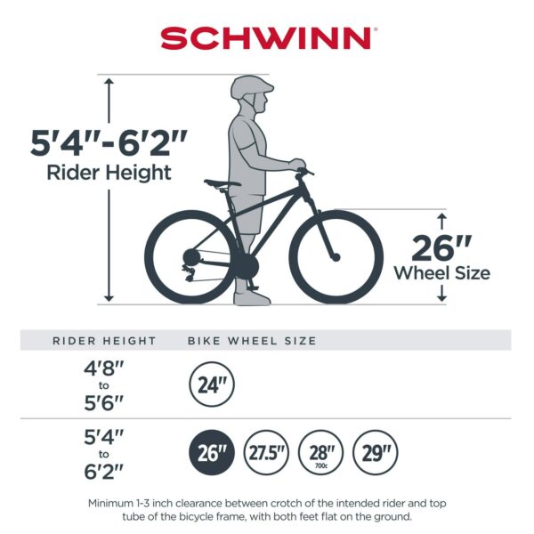 d725c25ca6154cbea02b1ce5cecd173c Schwinn Sidewinder Mountain Bike, 26-inch Wheels, 21 Speeds, Mens Style, Black