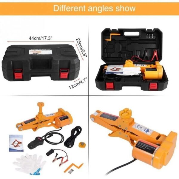 d7cc0a6d643e4ab6a41fd53f87f33c20 3Ton 12V DC Automotive Car Electric Jack Lifting SUV Van Garage and Emergency Equipment