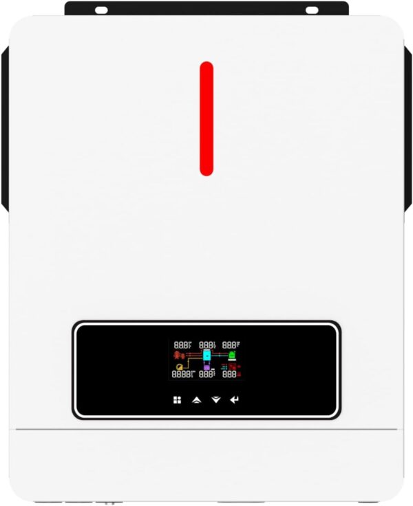 d880558aed814ad5beffa48fc7cd01e8 Xijia 3600W Hybrid Pure Sine Wave Power Inverter with 120A MPPT Solar Charger .dc 24V to ac 110v 60HZ Solar Converter for Home,Car &Cabin (DC24V(Range20V-30V) 3600VA)