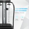 Whole Body Vibration Plate, 500W Vibration Plate Exercise Machine with 99 Levels 3 Preset Modes & 2 Resistance Bands, Training Fitness Vibration Platform Machine for Home Gym with 330lb Capacity