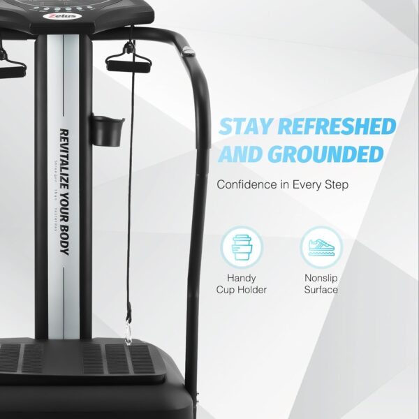 d8ce211f5b924b1c9c7c598eb19bc2bd Whole Body Vibration Plate, 500W Vibration Plate Exercise Machine with 99 Levels 3 Preset Modes & 2 Resistance Bands, Training Fitness Vibration Platform Machine for Home Gym with 330lb Capacity