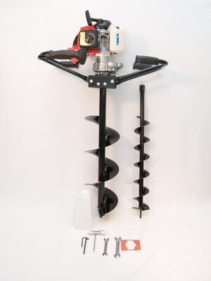2 Man Hand Held Post Hole Digger / Earth Auger w/ 6 & 10 Bits 63 cc 3 hp EPA