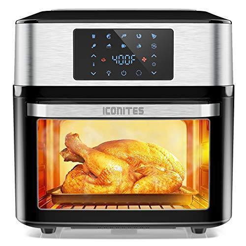 d90c5b389dfa4897a8a70817cd34eec6 10-in-1 Air Fryer Oven, 20 Quart Airfryer Toaster Oven Combo, 1800W Large Air Fryers, Convection Toaster Oven with Rotisserie Dehydrator, ETL Certified