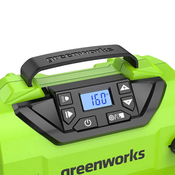 d92b9958f18d49cf8c43538eefaf2071 24 Volt Battery Powered 160-PSI Inflator with 2.0 Ah USB-C Battery & Charger - Green
