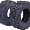 26x12x12 Atv Tires, Set of 2 Atv Tires 26x12-12 6PR, All Terrain Atv/Utv Off-Road Tires, Black