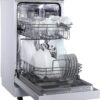 Portable Dishwasher, 18in Wide, 8 Place Settings Capacity, White