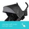 3Dmini Convenience Stroller, Blue/Black �� Lightweight Infant Stroller with Compact Fold