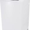 0.9 Cu. Ft. Portable Washer, 6.6 lb. Capacity Washing Machine for Homes & Apartments, 5 Wash Cycles, Quick Connect Sink Adapter and Drain Hose Included, Transparent Lid, BPWM09W, White