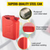 VEVOR Jerry Fuel Can with Flexible Spout System, 5.3 Gallon/20 L