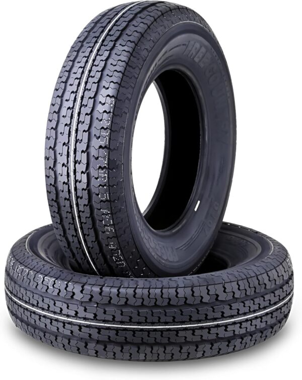 db43dee7e75d4a348c792a7a6deb79ab set of 4 Heavy Duty Trailer Tires ST205/75R15 205 75 15 10-Ply Load Range E Steel Belted Radial w/Scuff Guard