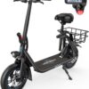 URBANMAX C1 Electric Scooter with Seat, 450W Powerful Motor up to 22 Miles Range