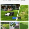 YUKA Mini 500H Robot Lawn Mower Reception 0.12 Acre, Max. 0.17 Acre, Ultrasense AI Vision+ RTK Positioning, Auto Mapping, App Control,45% Slope, Cutting Height 2''~3.5'', 3 Mowing Zones