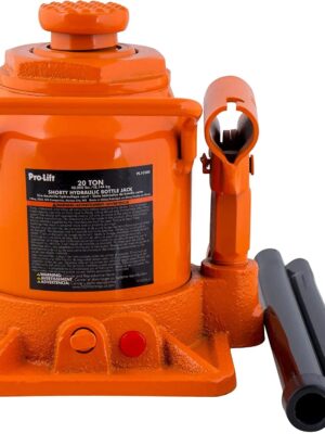 20 Ton Shorty Hydraulic Bottle Jack - Portable Car Jack 40000 Lbs Capacity with Pump Handle for Car Sedans SUV