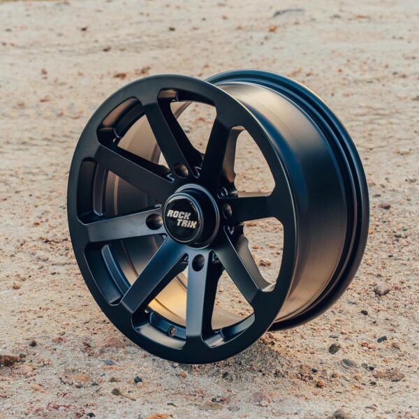 dc82269914bd49f2962c15fc44cf67f8 RT102 15in Wheels 15x7 4x137, 4+3 Offset, ATV UTV SxS Rims, Compatible with Can Am Commander Max Defender Max Pro Maverick X3 Maverick Trail, 4/137 Matte Black, Set of 4