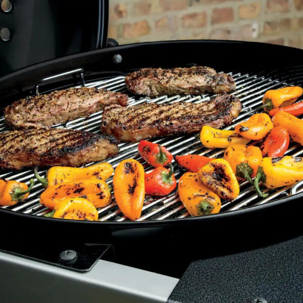 de75a5c31f99440bbd69667786e19520 22 in. Performer Charcoal Grill in Black with Built-In Thermometer and Storage Rack