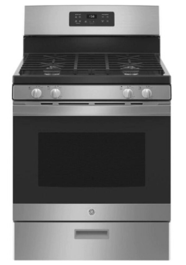 dfd3231512c64613a69292d1b50232f3 30-in 4 Burners 4.8-cu ft Freestanding GAS Range (Stainless Steel)