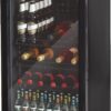 Swan 80L Glass Fronted Under Counter Fridge, Wine Beer and Beverage Cooler