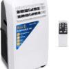 3-in-1 Portable Air Conditioner with Built-in Dehumidifier Function,Fan Mode, Remote Control, Complete Window Mount Exhaust Kit