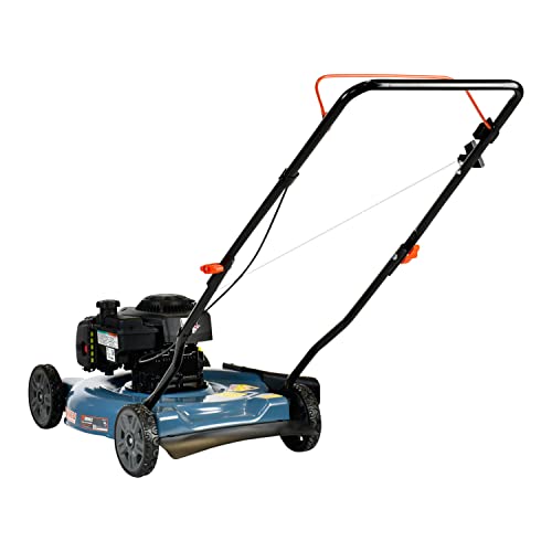 e27939b167a447bf85f4b5954a4243e8 SENIX Gas Lawn Mower, 20-Inch, 125 cc 4-Cycle Briggs & Stratton Engine, Push Lawnmower