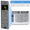 Window Air Conditioner With Reusable Filter & Controls, 6000 BTU 115V~, Suitable for 250 Sq.Ft