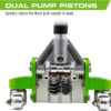 Tools 3-Ton Quick Rise Aluminum Floor Jack with Dual Pump Pistons & Reinforced Lifting Arm (A20018_A20019)