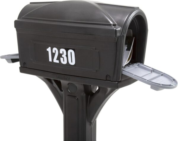 e4ba009af4874863945176adb3dcd757 Simplay3 Dig Free Easy Up Classic Black Plastic Mailbox