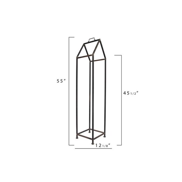 e4e08d5ff9334e43a4c3484e0ad83365 3R Studios House Shaped Metal Log Holder