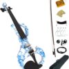 100% Handmade Premium Electric Violin Full Size 4 4 Professional Silent Violin For Student Solid Wood(DSZA)