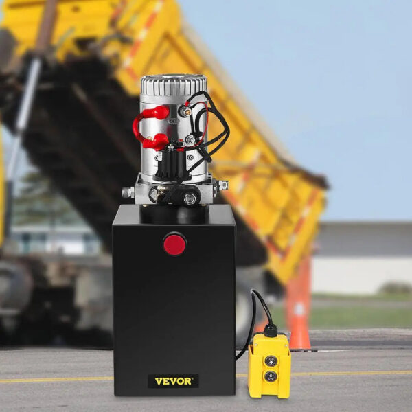 e8c0b7d84a624ab9929df5eb3be81e93 12 qt. 12-Volt 3200 PSI Hydraulic Power Pump Electric Dump Trailer Pump with Steel Reservoir for Car Lift 12LDZYCZYYBTX0001V0