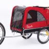 3 in 1 Luxury Large Sized Bike Trailer Bicycle Pet Trailer/Jogger/Dog Cage with Suspension 10308