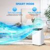 14000 BTU Portable Air Conditioners with Remote Control, 3-in-1 Free Standing Cooling AC Unit with Fan & Dehumidifier, Cools Room up to 700 sq.ft, Smart/Sleep Mode,3 Speed,Auto Swing,24H Timer