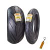 Pirelli Diablo Rosso III 120/70ZR17 Front & 240/45 ZR17 Rear Tire with Keychain