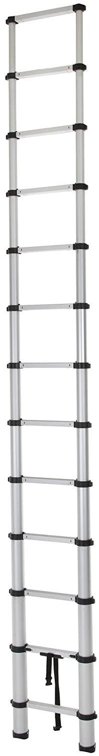 ebf6943a8c4c4866aa07ae95756c2c06 20313T1ASE SmartClose Telescoping Aluminum Ladder with Pinch-Free, Soft-Close Locking Mechanism (300-Pound Capacity, 12.5 ft. ladder with 16 ft. Max Reach) 16 Foot
