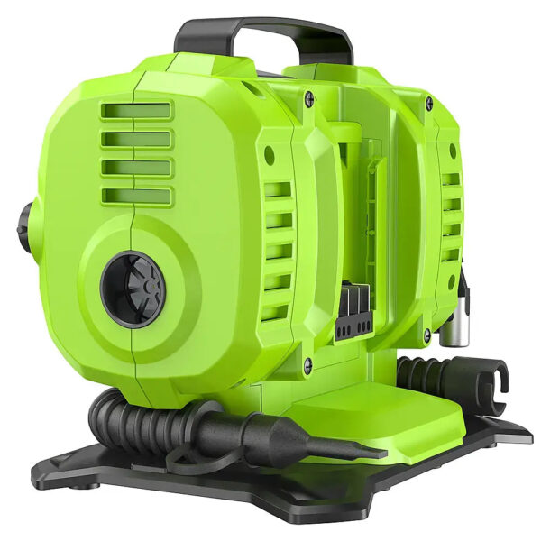 edfa664d8b3f4a6785cd0c4c0cc12287 24 Volt Battery Powered 160-PSI Inflator with 2.0 Ah USB-C Battery & Charger - Green