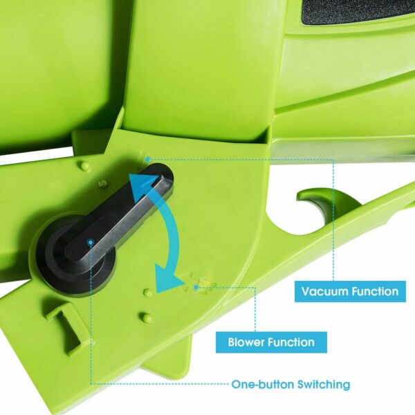 eeddad2d5a5d42a38e3d8559c5bb0ddd Premium 3-In-1 Electric Leaf Blower Leaf Vacuum Mulcher W/ 6 Speeds