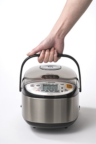 ef3e966ce467417c8d7f76a9f50b524b Zojirushi Rice Cooker & Warmer, 3-Cups, Stainless Black