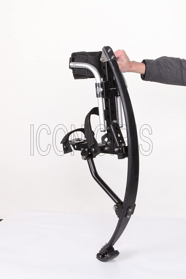 ef48423d539147fdb1c27e3353eabd21 2018 New Model Jumping Stilts POGO Stilts Kangaroo Shoes Bouncing Spring Stilts Men Women Fitness Exercise Black