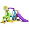 Premium 6-In-1 Toddler Slide And Swing Playsets For Indoor Outdoor