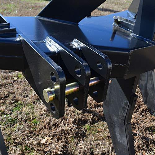 f03d7effa7a54922878346131d0a47b1 3 Shank Subsoiler Ground Ripper Fits 3 Point Tractor Cat 1 & 2 Quick Hitch Compatible