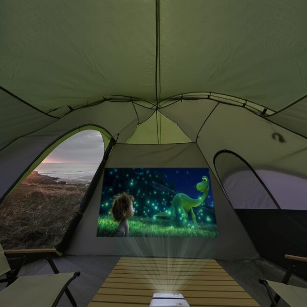 f05db97d71f34965bba5fc8b158c4c67 UNP Camping Tent 10-Person-Family Tents, Parties, Music Festival Tent, Big, Easy Up, 5 Large Mesh Windows, Double Layer, 2 Room, Waterproof, Weather Resistant, 18ft x 9ft x78in