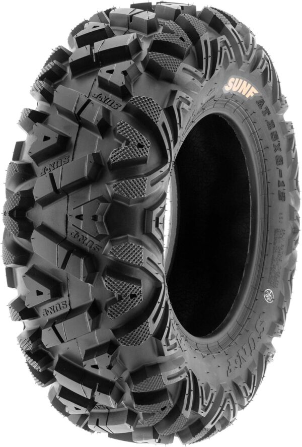 f16b4a5e950a4c1fb277dc66e20a0de9 Set of 4 ATV UTV all-terrain Tires 25x8-12 Front & 25x10-12 Rear, 6 PR, Tubeless A033