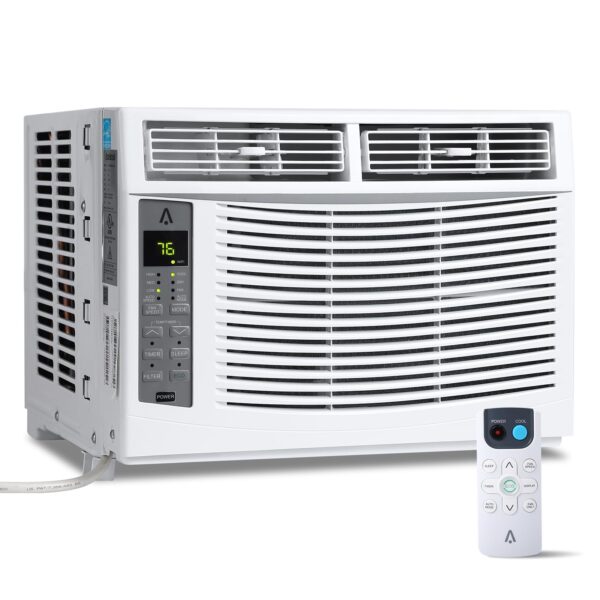 f25de50536fe468cbca367c122d9f524 Window Air Conditioner With Reusable Filter & Controls, 6000 BTU 115V~, Suitable for 250 Sq.Ft