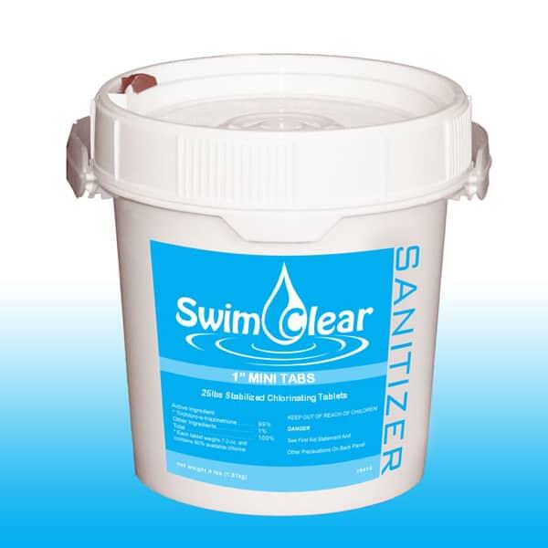 f335d569df3c42fe883c32018f585c91 1′′ Mini Chlorine Tablet – 25lb