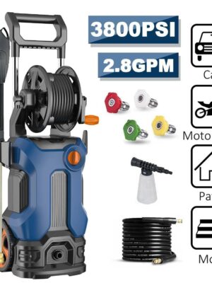 3800PSI 2.8GPM Electric Pressure Washer High Power Cleaner,Water Sprayer Machine