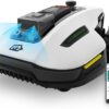 YUKA Mini 500H Robot Lawn Mower Reception 0.12 Acre, Max. 0.17 Acre, Ultrasense AI Vision+ RTK Positioning, Auto Mapping, App Control,45% Slope, Cutting Height 2''~3.5'', 3 Mowing Zones