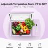12 Volt Refrigerator 12V Car Fridge 23 Quart Portable Freezer Compressor Cooler 12/24V DC 110~240 Volt AC for Truck Van RV Camper SUV Travel Camping Road Trips Tailgating -7℉~50℉