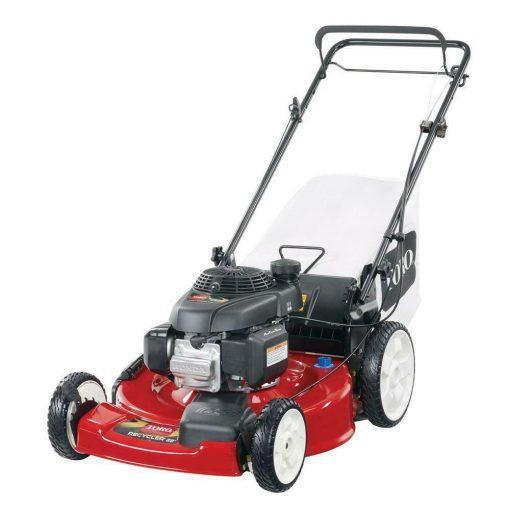 f94751a34e474e4db28f60a3b4c18585 Self-propelled gas mower, 22-inch 170cc OHV engine high-wheel RWD 3-in-1 with height adjustment, oil included