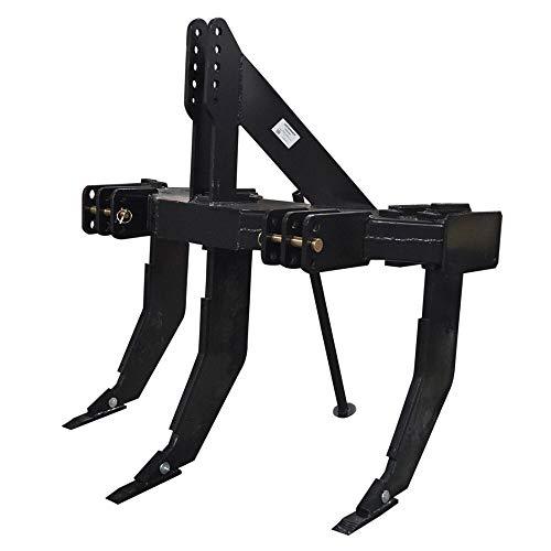 f9b15b15a9954b159ff2b636192aae29 3 Shank Subsoiler Ground Ripper Fits 3 Point Tractor Cat 1 & 2 Quick Hitch Compatible