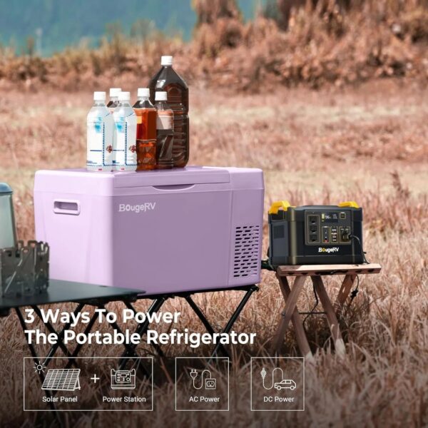 fb60aefb99b84317b488d6f8de202b41 12 Volt Refrigerator 12V Car Fridge 23 Quart Portable Freezer Compressor Cooler 12/24V DC 110~240 Volt AC for Truck Van RV Camper SUV Travel Camping Road Trips Tailgating -7℉~50℉